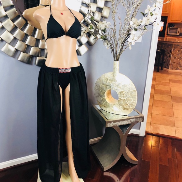 Black String Tie Bikini 👙 - Picture 8 of 8